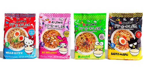 Hello Kitty and Friends Dry Noodles Bundle - Quick Comfort with Big Flavor