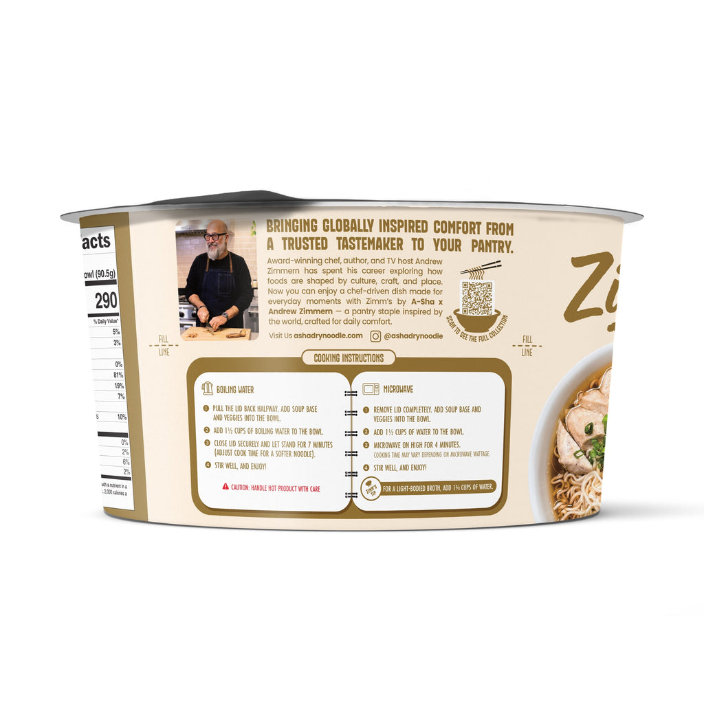 A-Sha Zimm’s Roasted Garlic Chicken Noodle Soup - Easy Noodle Night Favorite