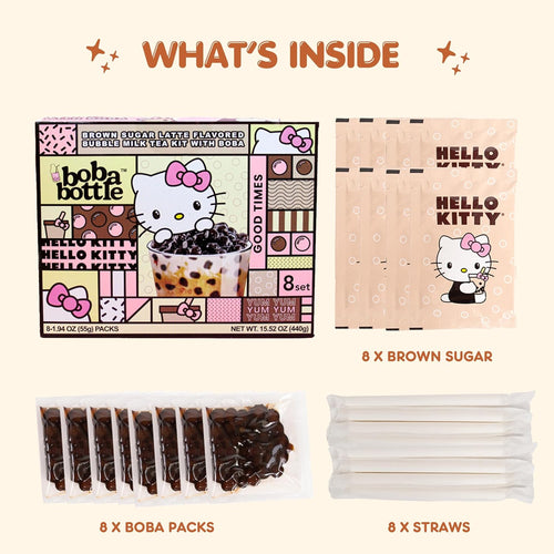 Hello Kitty Boba Kit - Bold Taste for Busy Days