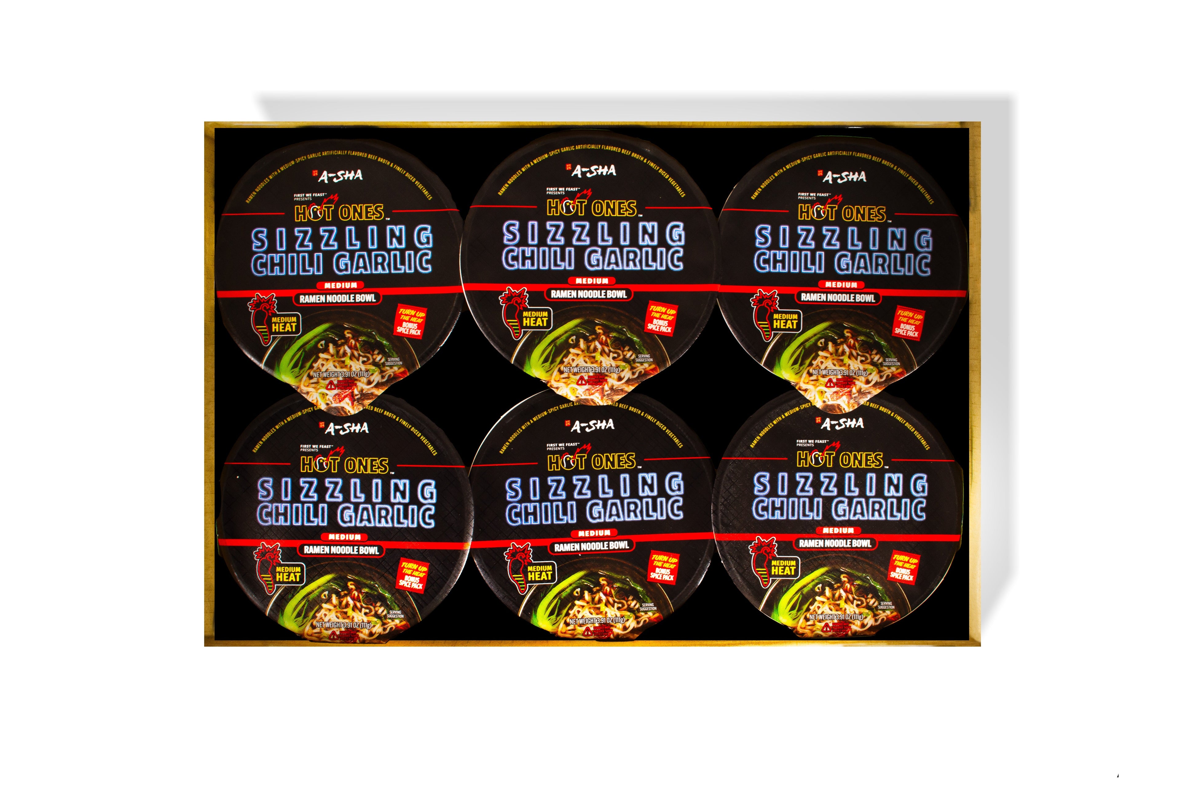 A-Sha x Hot Ones Spicy Lover's Bundle 18PK - Simple Prep, Satisfying Bite