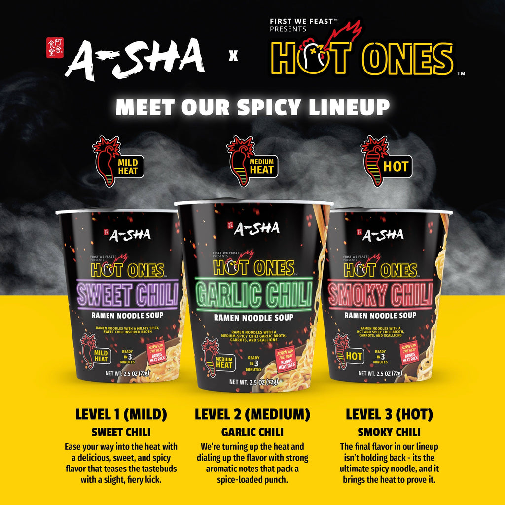 A-Sha x Hot Ones Sweet Chili Noodles - Simple Prep, Satisfying Bite