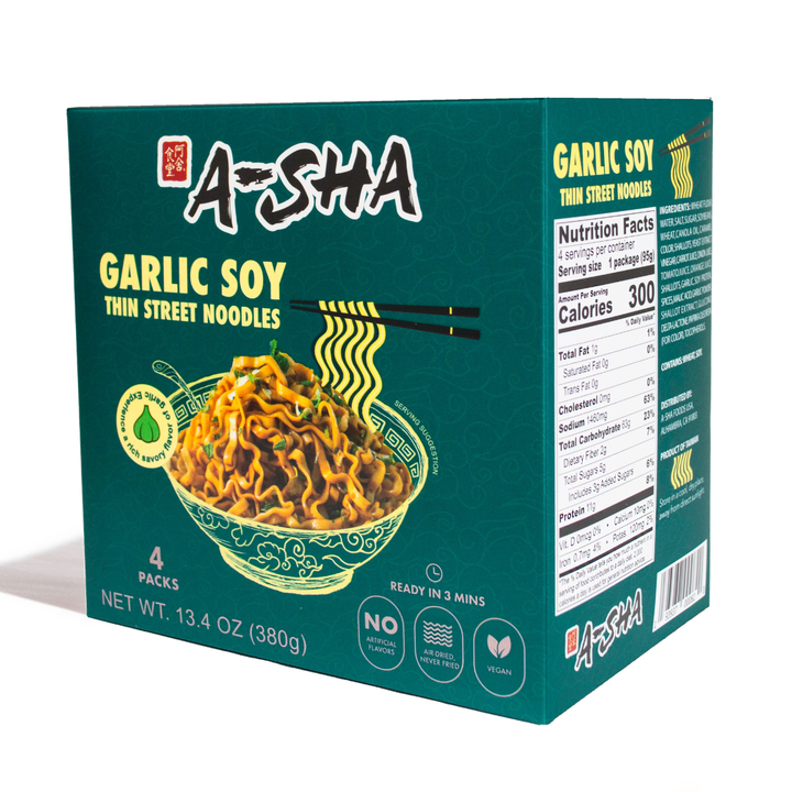 Garlic Soy Thin Street Noodle Box - A Flavorful Meal in Minutes Y3